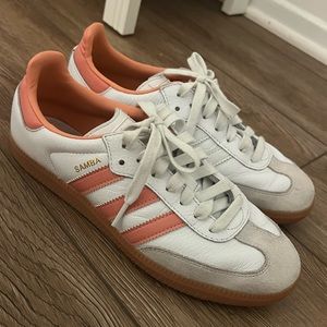 PINK/WHITE SAMBA OG SNEAKERS